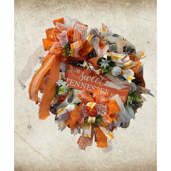 Custom Made  "Our Sweet Tennessee Home"  made on wire wreath frame - Picture 7 of 11